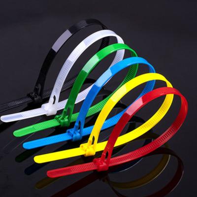 China 66 Cable Ties Reusable Flame Retardant Colorful Nylon Cable Zip Tie Wraps Releasable Nylon Cable Tie Plastic for sale