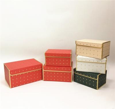 China Recyclable Three Piece Rectangular Clamshell Gift Box, Flower Box, Hand Gift Box for sale