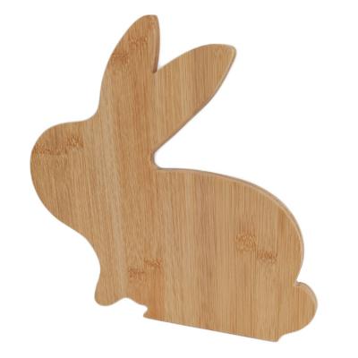 China JSY Viable Rabbit Shape Para Butcher's Stall Board a Carving Picar De Madera Bamboo Chopper Bamboo Custom Tablas Woods for sale