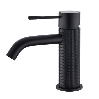 China 2021The Latest Faucets Basin Faucet Hot And Cold Function Classic Black Knurled Healthy Lead Free Metered for sale