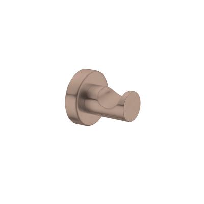 China ZUKKI Modern Bathroom Accessories 304 Stainless Steel Modern Round Robe Towel Hooks for sale