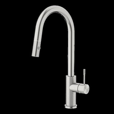 China Sense Faucets ZUKKI Classic Color Brushed Nickel Kitchen Faucet Copper Suction 360 Fully - Degree Swivel Kitchen Faucet Lead Free for sale