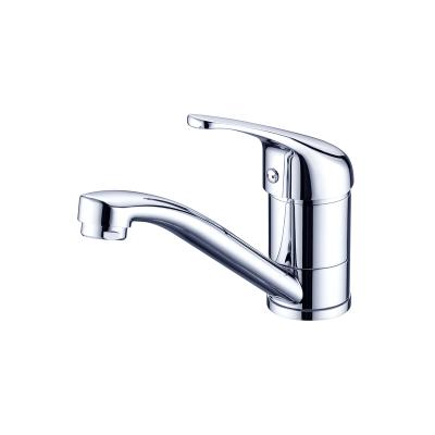 China Modern Design Metered Faucets OME+ODM Deck Mounted Full Lead Free Copper Ceramic Coil Kitchen Faucet for sale