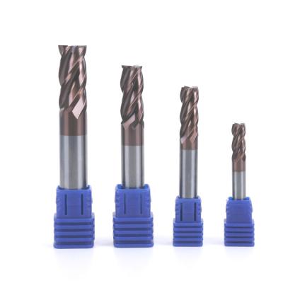 China Wholesale Solid Carbide Thread Hss Milling Machining High Quality Selling Cutter Best Down Cut End Mill for sale