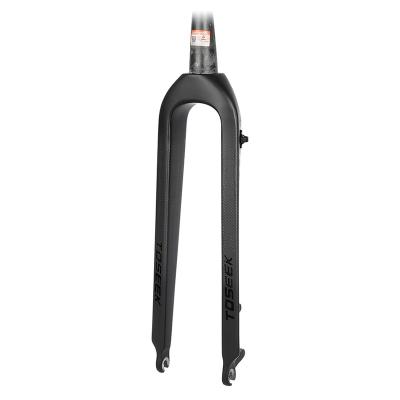 China TOSEEK mountain bikes cycle carbon fiber fork hard mountain bike fork bicycle fork with disc brake for sale