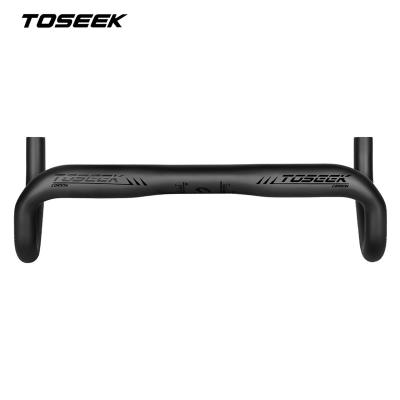 China Road Bikes Hot Sale TOSEEK Carbon Handlebar Road Grip Bar Bike Bicycle Handlebar For Road Bike for sale