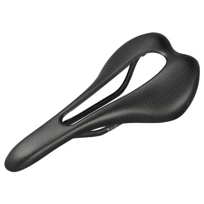 China Motion Spot Customization 3K Carbon Fiber Road Seat Bicycle Saddle Mtb Mountain Bike Carbon Pad For Men for sale