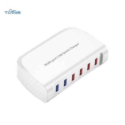 China UniversalÂ   Tooya priz USB USB Fast Charge In Left Hand Portable Multi-port Mobile Phone Wall Charger 84w 6 Cube Palladium QC3.0 5V 2.4A Plug for sale