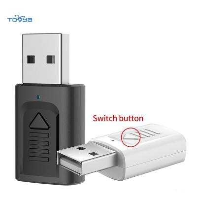 China All kinds of aux wireless audio adapter. Multifunctional Speakers Tooya M135 Tooth 5.0 USB Transmitter Car 3.5mm Receiver Computer TV Transmitter Blue for sale