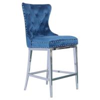 China Sofa van goede kwaliteit voor de woonkamer met gepoleerde fluweel van metaal Stoelen voor vrijetijdsbesteding Metalen frame stoel in Europees stijl Te koop