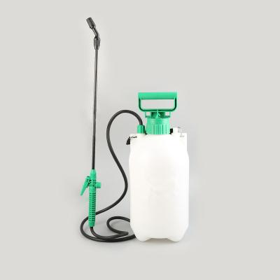 China 5L Agriculture Garden Irrigation Plant Water Pump Manual Pressure Sprayer with Spray Rod and Shoulder Strap for sale