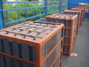 China Alloy Steel Castings Steel Lift Bars Moulded In Rubber Liners for sale