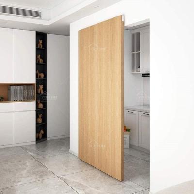 China Modern Design Jamaica Sliding Doors Interior Wood Frameless Sliding Door Fire Protection Kitchen Magic Door Home Interior Wooden Frameless Sliding Door for sale