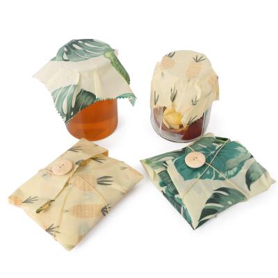 China Conserve Food Fresh Bees Wax Foil Wrap Reusable Beeswax Wrap Sustainable Eco Friendly Products for sale