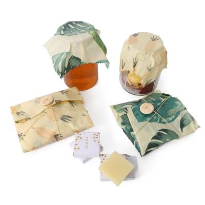 China Keep Food Fresh Sustainable Eco Products Beeswax Food Wrap Beeswax Wraps Organic Beeswax Food Wrap for sale