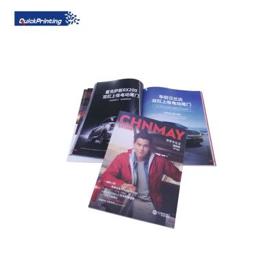 China paper & High Quality Cardboard A4 Magazine Printing With Gloss Paper Printing Magazine Service for sale