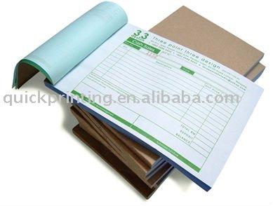 China paper & Cardboard Bill Book Printing commercial for sale