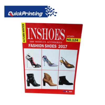 China paper & Cardboard fashion style shoes catalog and book printing are sale for oversea market for sale