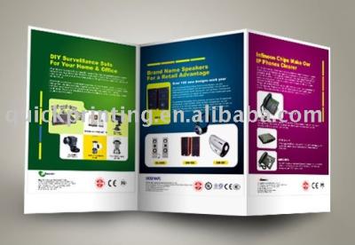 China paper & Cardboard Booklet, Brochure, Advertising Brochure Printing for sale