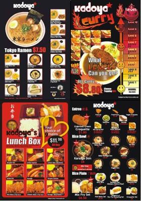 China paper & High Quality Cardboard Custom Fast Food Menu Flyers And Brochures Printing for sale