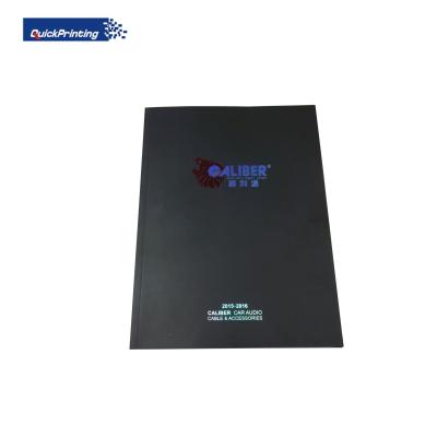 China paper & Cardboard Cover with Hot Stamping Foil of Gauge Car Audio Cable and Accessories Brochure Printing Service for sale