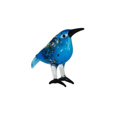 China China Murano Glass Animal Open Glass Hummingbird for Home Decoration for sale