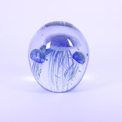 China Wholesale New Europe Jellyfish Luxury Glass Paperweights for sale