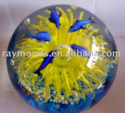 China China Murano Glass Paperweight for sale