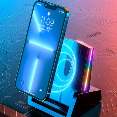 China Mobile Phones Supply 15W Qi Magnetic Tabletop Charging Esports Wireless Charger For Mobile Phone Fast Wireless Charging for sale