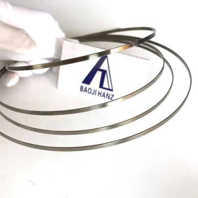 China Superelsatic And Shape Memory Alloy Wire In Spool Price Per Kg Flat Nitinol Flat Wire for sale