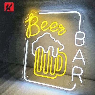 China Buildings Factory OEM Direct Beer Logo Neon Sign Budweiser Led Neon Sign Cat For Bar Decoration for sale