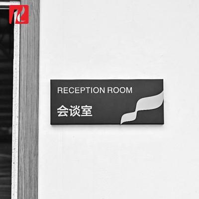 China +modern meeting place sign Kexian classic price stainless steel cheap adhesive door name custom office sign meeting room signage for sale