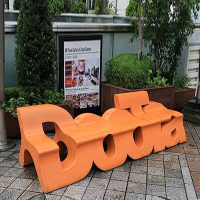 China Modern Customized Outdoor Advertising Sign Unilluminated Shopping Mall Pylon Sign For Building for sale