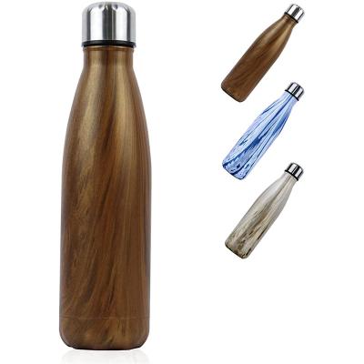 China Viable hot sale cola shaped water bottle 500ml stainless steel vacuum flask sport water bottle wholesale for sale