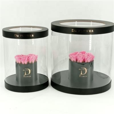 China Handmade Custom PVC Flower Packing Box for sale