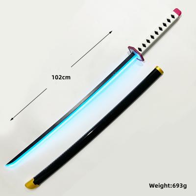 China Japan Children's Toys Luminous Sword Laser Knife Demon Slayer Overwatch Cosplay Props High-end Rechargeable Version for sale