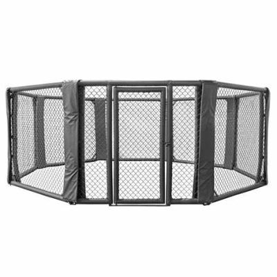 China Functional Square Muttahida Majlis-e-Amal Wrestling Cage Boxing Gym Ring Wrestling Muttahida Majlis-e-Amal Cage Boxing Doors With Walkway Panels Muttahida Majlis-e-Amal Cage for sale