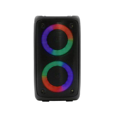 China Wireless Charger For Super Loud Portable Blue Tooth Bass Loudspeaker Mobile Phone Outdoor Sound Box Speaker With LED Light Wireless Speaker for sale