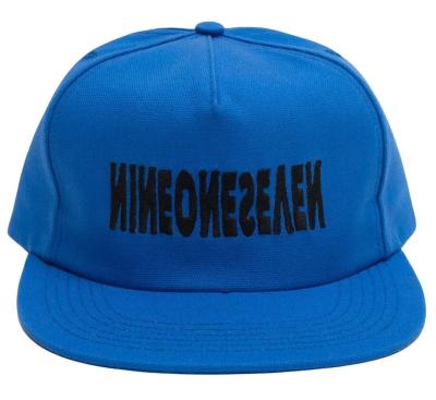 China COMMON High Quality Custom Flat Panel Embroidery 6 Brim Blue Canvas Snapback Hats, Basketball Strapback Hats for sale