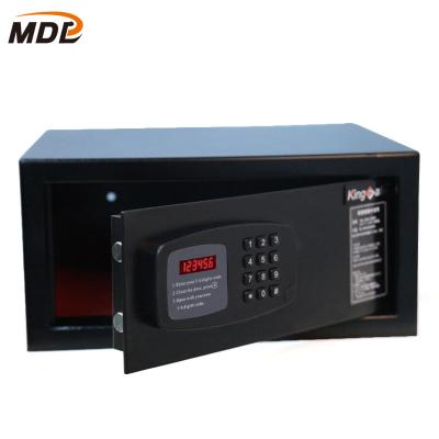 China High Quality Solid Steel Black Color Safe Box Hotel Metal Security Smart Safe Box for sale