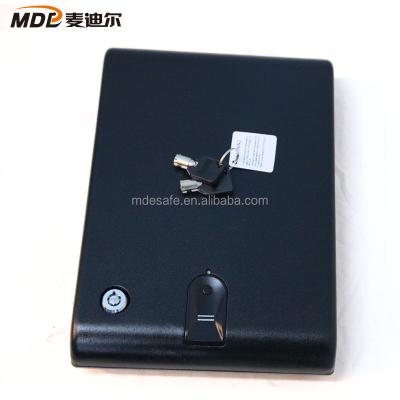 China 16 Gauge Black Small Steel Gun Safe , Pistol Safe for sale