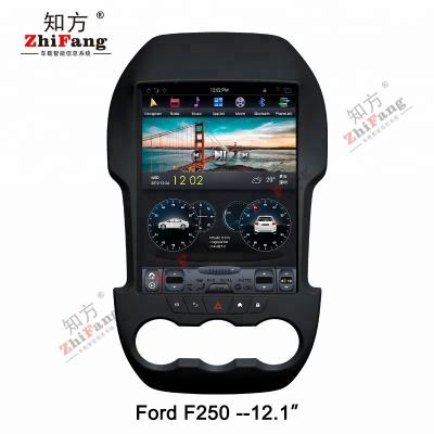 China Android 9.0 4+64GB 2GB 4GB+32GB Tesla Style Car Multimedia Player Radio GPS Automotive Navigation For Ford F250 Ranger Car DVD Player for sale