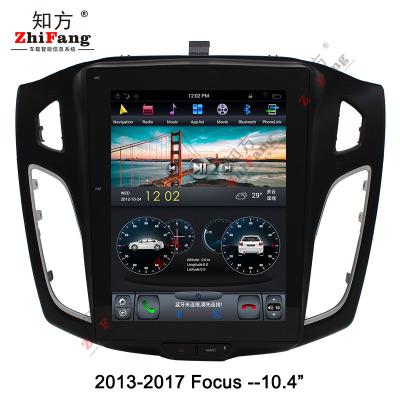 China OEM Tesla Factory Vertical Screen Automotive Style ZhiFang DVD Player Gps Android Navigation For Vehicle / Car Ford 2013-2017 Focus 10.4