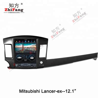 China ZhiFang Manufacturer Tesla Automotive Vertical Screen Android Style DVD Player Navigation Gps For Car Mitsubishi Lancer EX--12.1