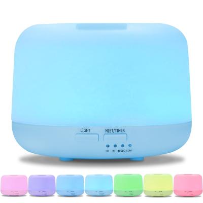 China Upgraded Color Changing LED Light 7 Colors Spray 300ml New Single Port Humidify Mini Air Humidifier For Home for sale