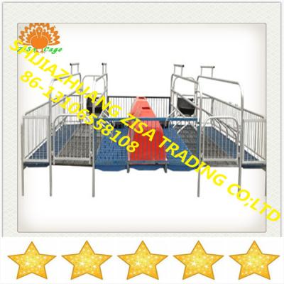 China stainless steel pipe pig cage farm equipments 1800*2200*1050mm for sale