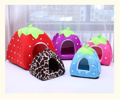 China Pretty price zisa little viable cheap style strawberry dogs nest cat nest sofa house for sale