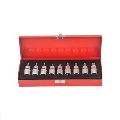 China Auto Repair Tools 9 Pcs Hex Bit Socket Set for sale