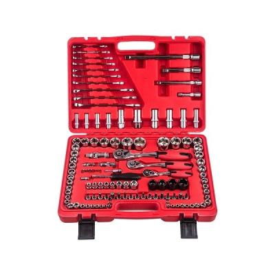 China Auto Repair Tools 120 Pcs 1/2 Dr., 3/8dr, 1/4dr Socket Wrench Tool Kit for sale