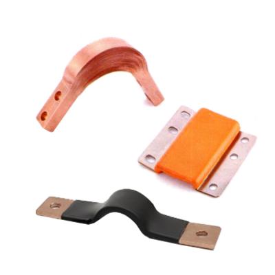 China Customized Wire Gauge 2 AWG Battery Busbar Connector Made of Copper Foil for Performance for sale